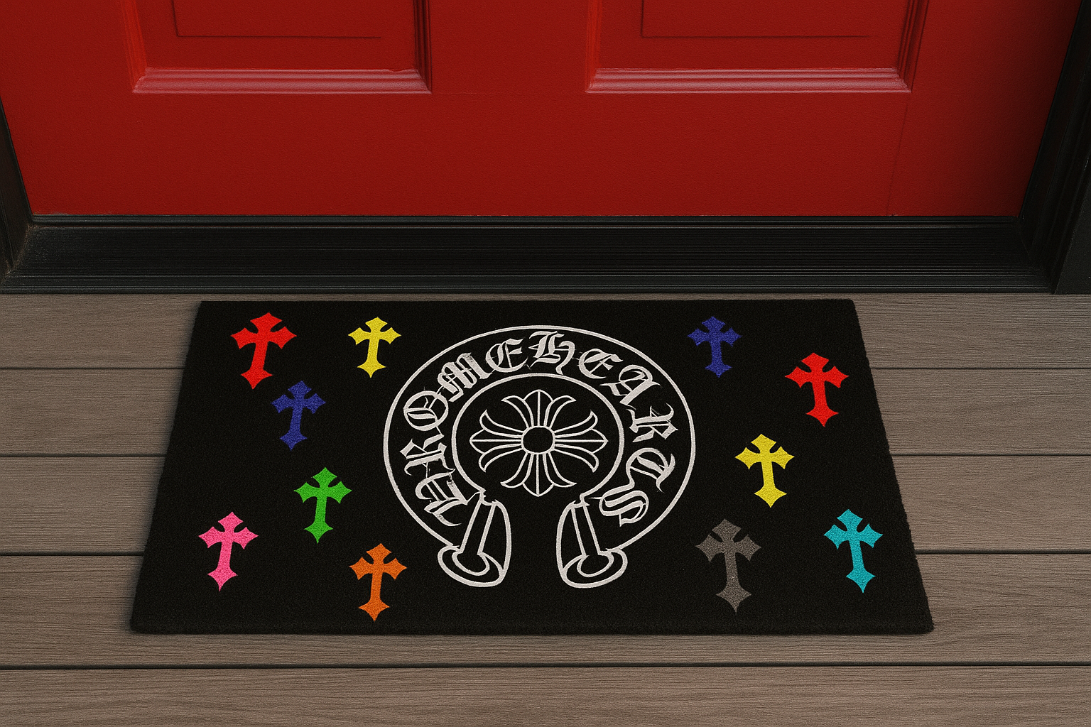 CUSTOM CHROME DOORMAT