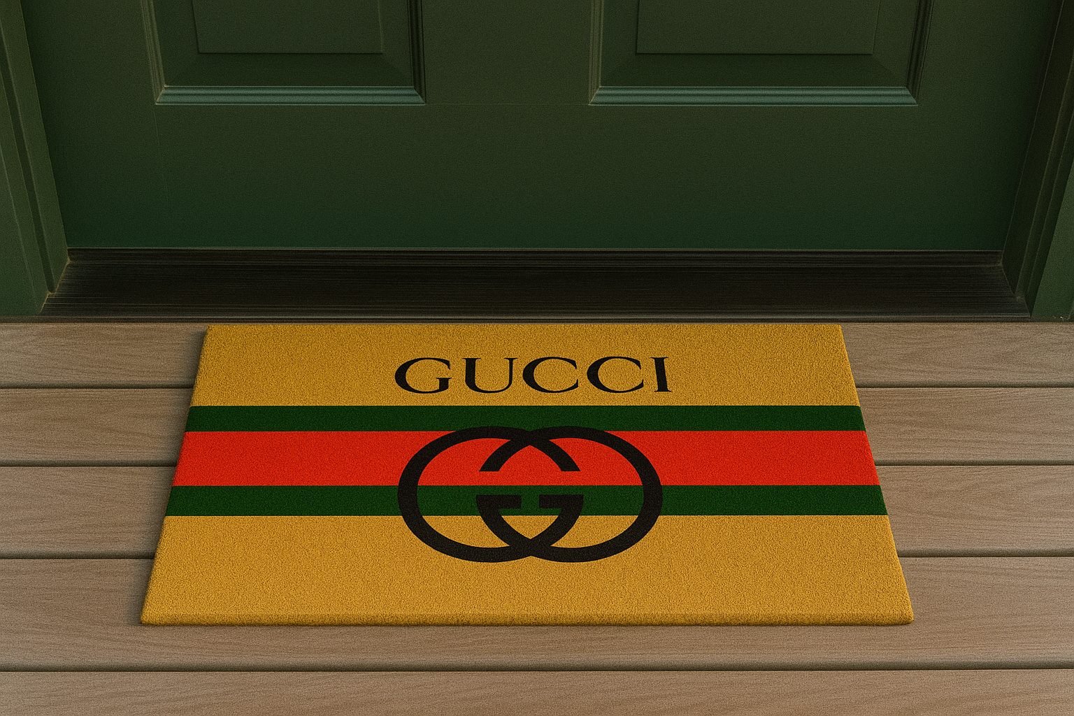 Custom Gucci Doormat